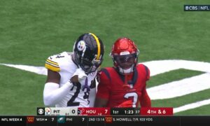 WATCH: Steelers RB Najee Harris Makes Jaw-Dropping Stiff-Arm Move - CBS  Pittsburgh