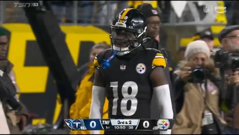 Steelers WR Diontae Johnson is out. Two players at opposite ends of their  careers will fill in