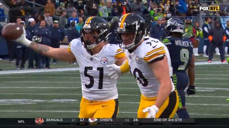 Nick Herbig T.J. Watt Pittsburgh Steelers