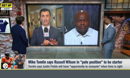 Jeff Darlington discusses Steelers QB competition between Justin Fields and Russell Wilson