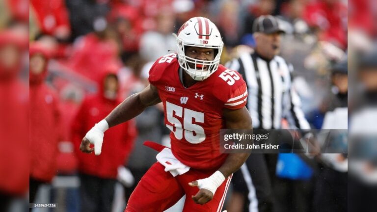 2024 NFL Draft Scouting Report: Wisconsin LB Maema Njongmeta - Steelers ...