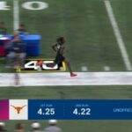 Texas WR Xavier Worthy Sets Combine Record With 4.21 40-Time