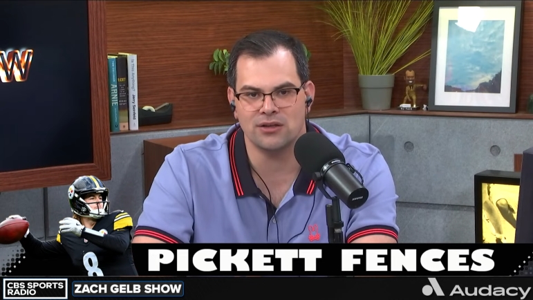 Zach Gelb discussing former Steelers QB Kenny Pickett being traded to the Philadelphia Eagles