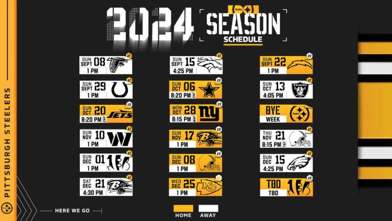 Steelers Schedule