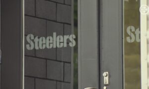 Pittsburgh Steelers logo UPMC Rooney Sports Complex