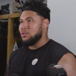 Steelers OT Troy Fautanu talking about playing right tackle