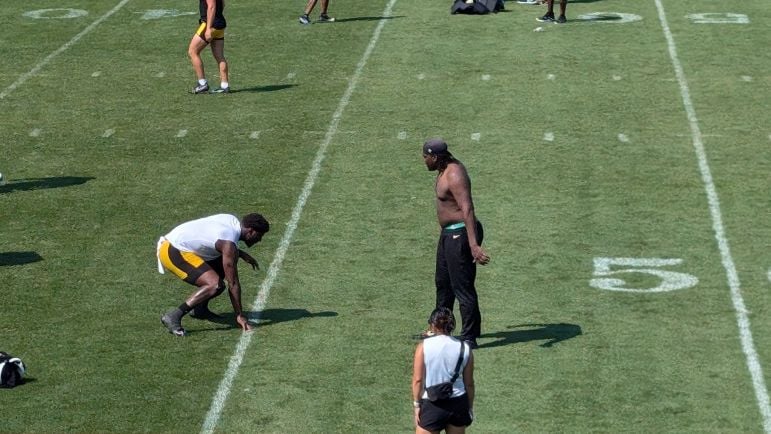 Darnell Washington Broderick Jones Steelers training camp