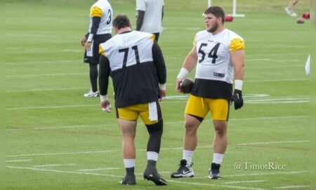 Nate Herbig Zach Frazier Pittsburgh Steelers training camp