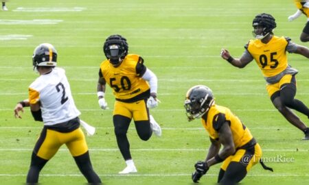 Justin Fields Elandon Roberts Keeanu Benton Pittsburgh Steelers training camp