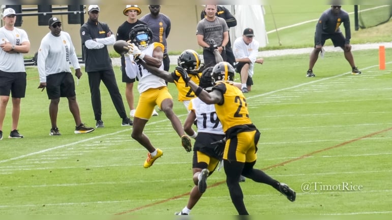 Donte Jackson George Pickens Pittsburgh Steelers training camp