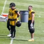 T.J. Watt Alex Highsmith 2024 Steelers Training Camp