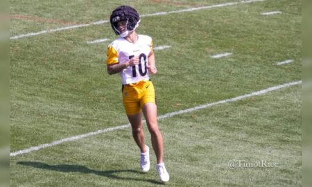 Roman Wilson 2024 Steelers Training Camp Debut