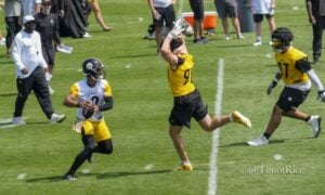 T.J. Watt Justin Fields 2024 Steelers Training Camp Arthur Smith