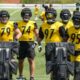 Cam Heyward Isaiahh Loudermilk Logan Lee Jacob Slade Keeanu Benton Montravius Adams defensive line Steelers 2024 Training Camp