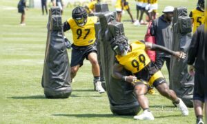 Larry Ogunjobi Cam Heyward Steelers 2024 Training Camp