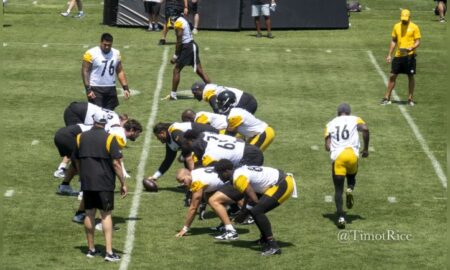 offensive line Steelers 2024 Training Camp