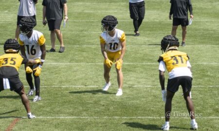 Roman Wilson Quez Watkins Grayland Arnold Kalon Barnes Steelers 2024 Training Camp