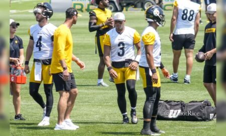 Justin Fields Russell Wilson Kyle Allen Steelers 2024 Training Camp