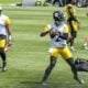 Justin Fields Russell Wilson qb competition Steelers 2024 Training Camp