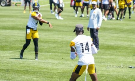 Justin Fields George PIckens Steelers 2024 Training Camp