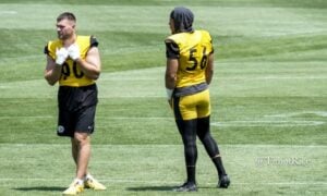 Alex Highsmith T.J. Watt Steelers 2024 Training Camp