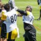 Darnell Washington Broderick Jones Steelers 2024 Training Camp