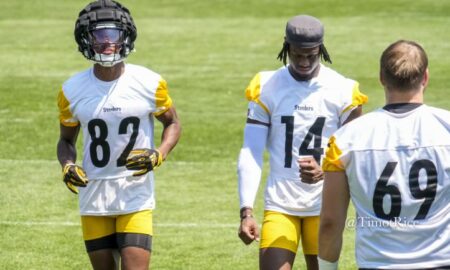 George Pickens Dez Fitzpatrick Steelers 2024 Training Camp