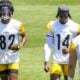 George Pickens Dez Fitzpatrick Steelers 2024 Training Camp