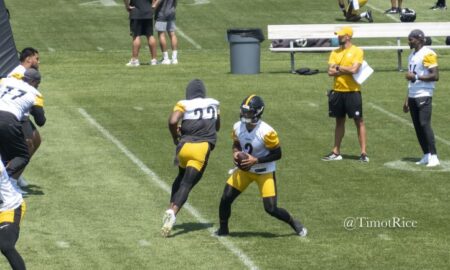 Justin Fields Najee Harris Steelers 2024 Training Camp