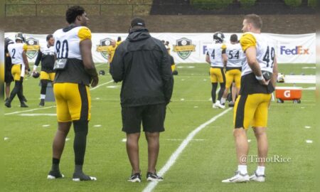 Darnell Washington Matt Sokol Steelers training camp