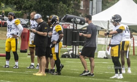 Russell Wilson Arthur Smith Steelers training camp