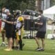 Russell Wilson Arthur Smith Steelers training camp