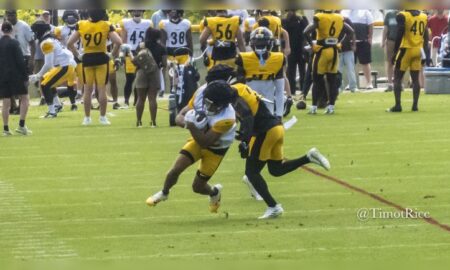 Steelers training camp practice