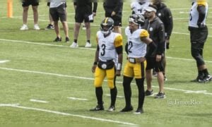 Russell Wilson Justin Fields Steelers training camp