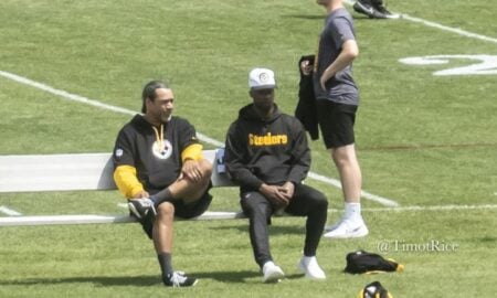 Logan Lee Troy Polamalu Ike Taylor Steelers training camp