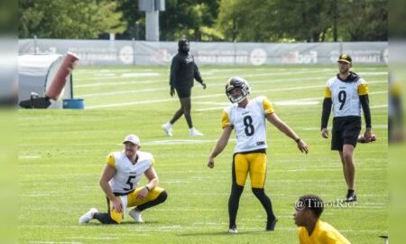 Matthew Wright Cameron Johnston Chris Boswell Steelers training camp