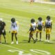 George Pickens Quez Watkins Scotty Miller Dez Fitzpatrick Jaray Jenkins Jacob Copeland wide receivers Steelers training camp