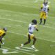 George Pickens Joey Porter Jr. Russell Wilson Steelers training camp