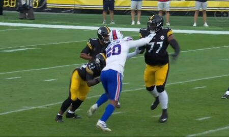 Broderick Jones Steelers sacks taken