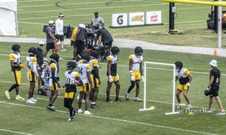 Offense wide receivers Steelers training camp WR