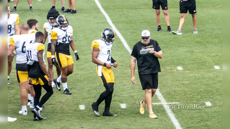 Justin Fields Arthur Smith Steelers training camp