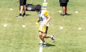 Pat Freiermuth Steelers training camp Guardian Cap