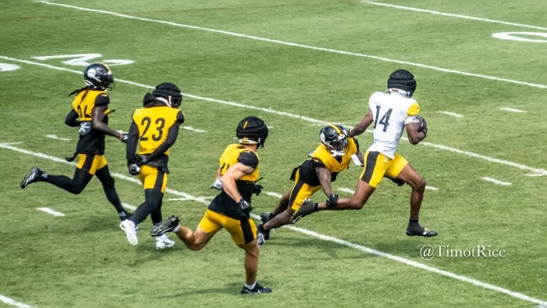 George Pickens Steelers training camp