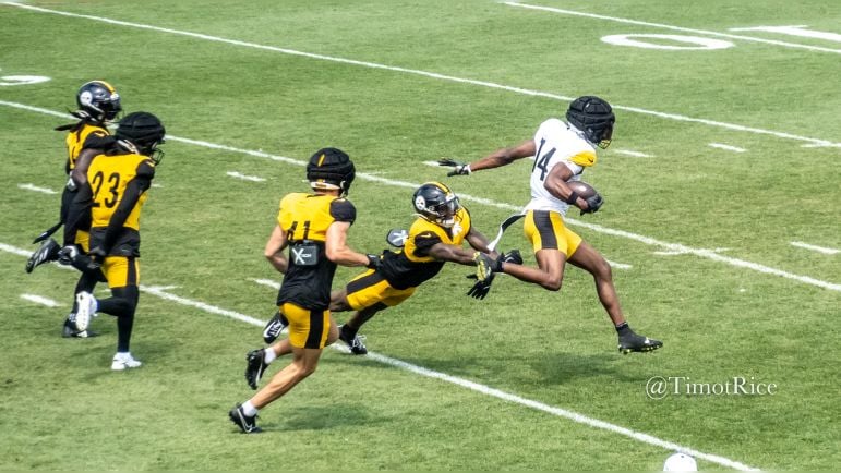 George Pickens Steelers training camp Arthur Smith