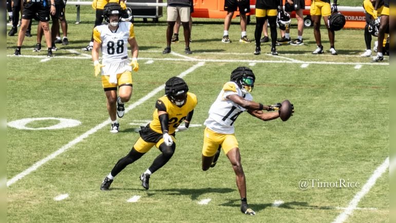 George Pickens Steelers training camp