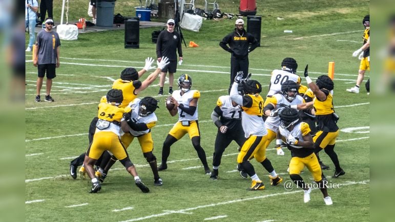 Justin Fields Steelers training camp