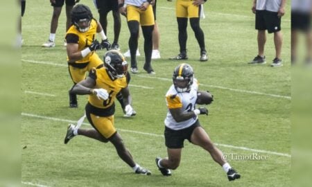 La'Mical Perine Patrick Queen Steelers training camp