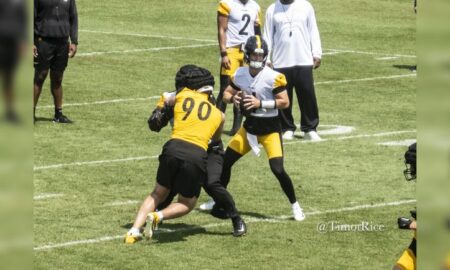 T.J. Watt Kyle Allen Steelers training camp