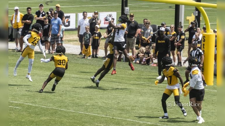 George Pickens Steelers training camp