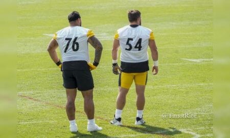 Troy Fautanu Zach Frazier Steelers training camp